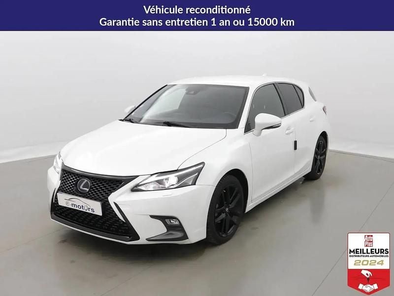 Blanc Utilisé 2018 Lexus CT200h Sport Line Berline | 17 900 € - Image 1/4