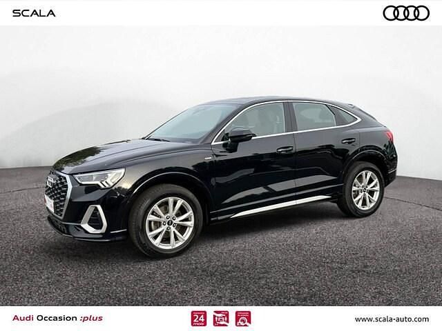 Noir mythic métallisé Occasion 2021 Audi Q3 Sportback S-Line SUV | 31 990 € - Image 1/4