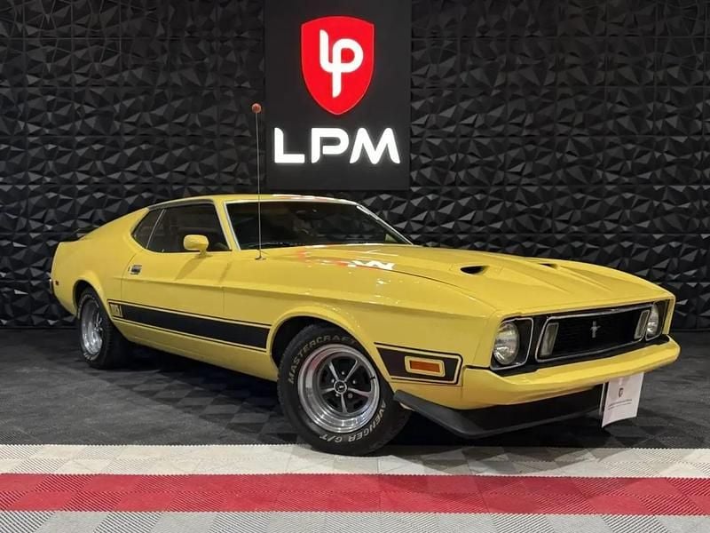 Jaune Occasion 1973 Ford Mustang Mach 1 Cabriolet | 44 990 € - Image 1/4