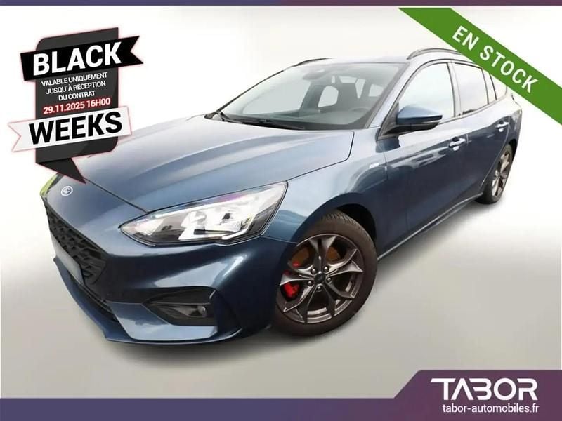 Bleu Utilisé 2021 Ford Focus ST-Line | 15 688 € (Bon prix) - Image 1/4