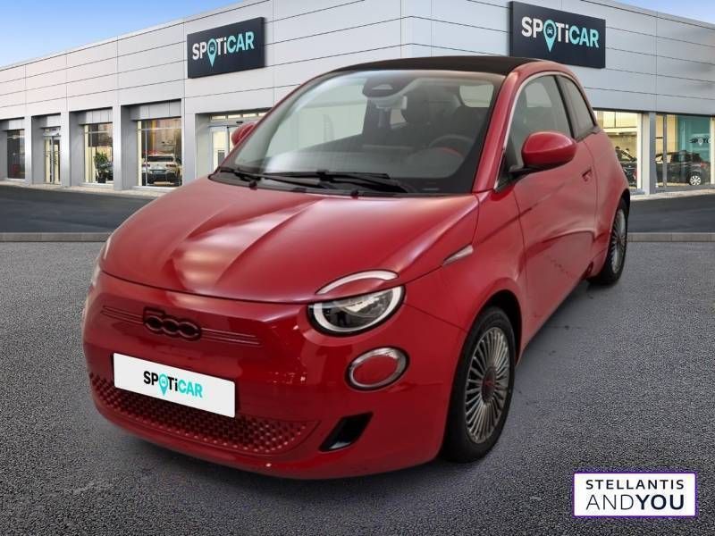 Rouge Utilisé 2022 Fiat 500e Red Cabriolet | 17 888 € (Prix assez cher) - Image 1/4