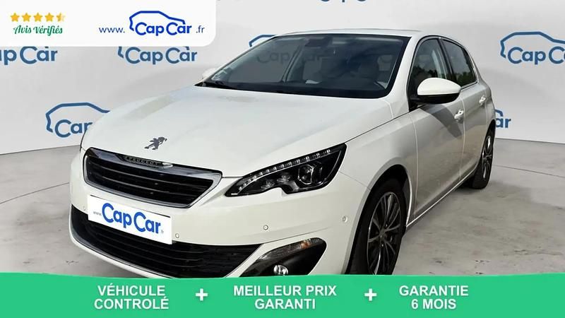 Blanc Utilisé 2015 Peugeot 308 Allure Berline | 9 490 € (Bon prix) - Image 1/4