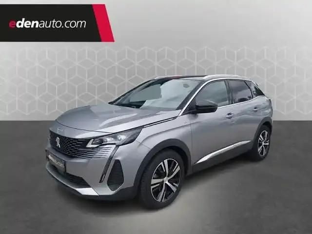 Gris Utilisé 2021 Peugeot 3008 S | 16 990 € (Super prix) - Image 1/4