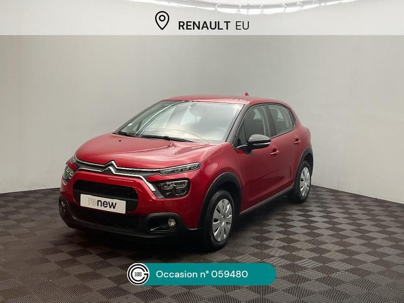 Rouge Utilisé 2021 Citroën C3 Feel Citadine | 12 490 € (Prix juste) - Image 1/4