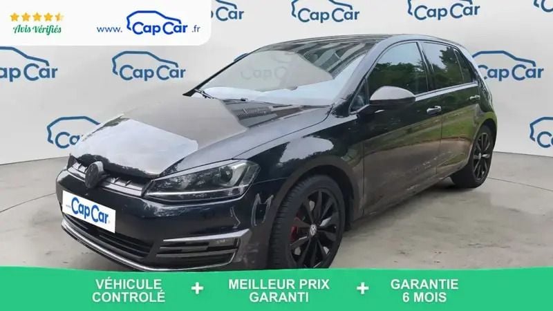 Noir Utilisé 2015 VW Golf VII Berline | 14 900 € (Prix juste) - Image 1/4