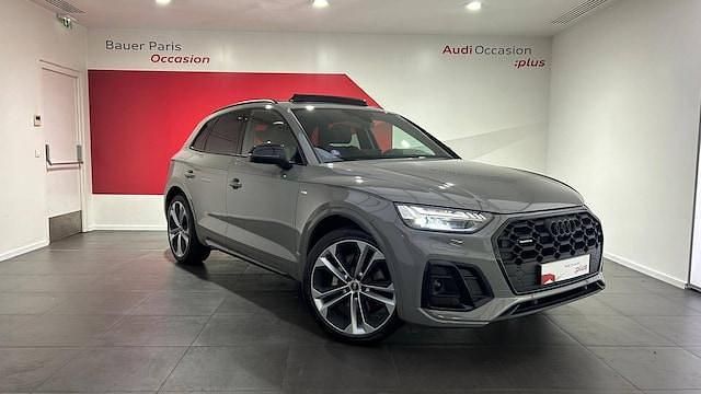 Gris quantum Utilisé 2021 Audi Q5 S-Line SUV | 45 980 € (Prix juste) - Image 1/4