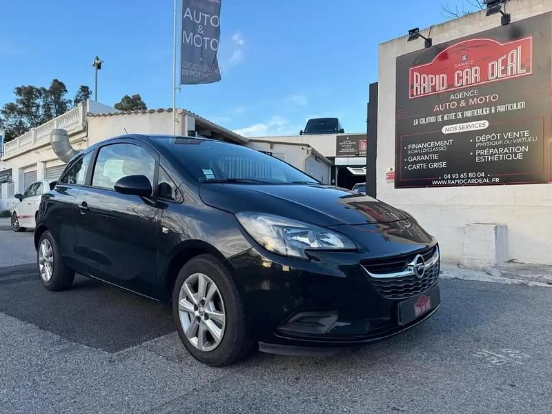 Noir Occasion 2016 Opel Corsa Edition Berline | 6 990 € (Bon prix) - Image 1/2