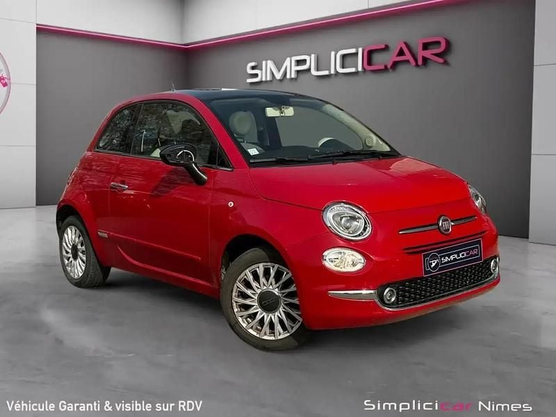 Occasion Fiat 500 Lounge 69 ch (50 kW) 2018 Rouge Berline