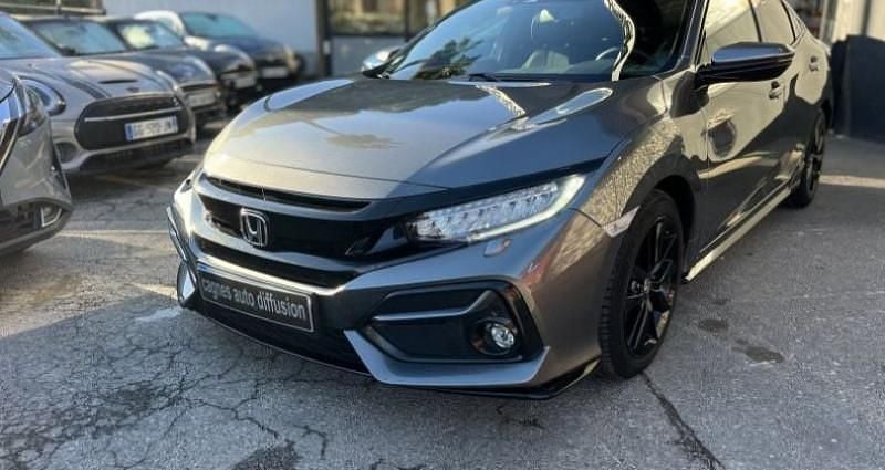 Gris Utilisé 2019 Honda Civic Sport Plus Berline | 19 900 € (Prix juste) - Image 1/4