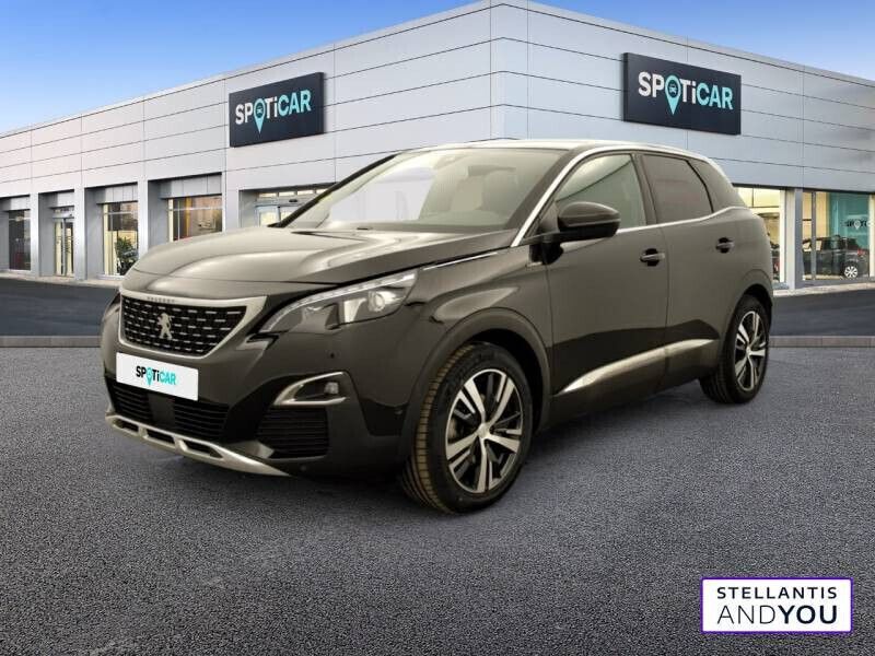 Noir Utilisé 2020 Peugeot 3008 GT-line | 16 690 € (Prix juste) - Image 1/4