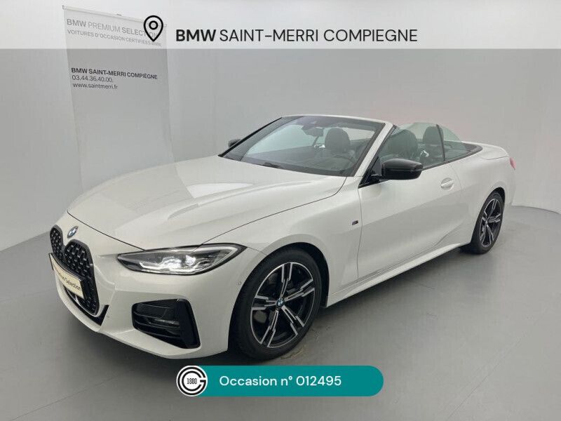 Blanc Utilisé 2021 BMW 420 M Sport Cabriolet | 42 990 € (Prix juste) - Image 1/4