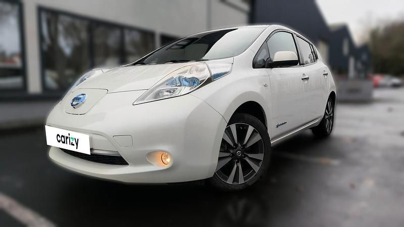 Blanc Occasion 2016 Nissan Leaf Tekna Citadine | 5 190 € (Bon prix) - Image 1/4