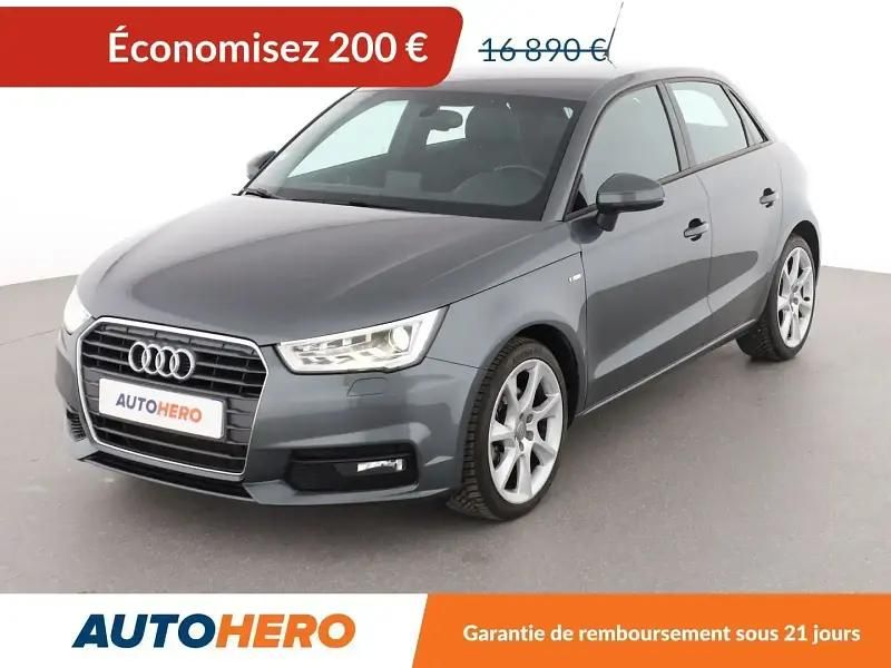 Gris Utilisé 2015 Audi A1 Sportback S-Line Citadine | 16 690 € (Prix juste) - Image 1/2