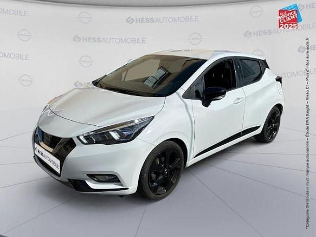 Blanc Utilisé 2020 Nissan Micra N-TEC Citadine | 13 499 € (Prix juste) - Image 1/4