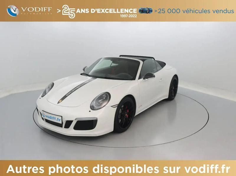 Blanc Occasion 2018 Porsche 911 Carrera Cabriolet Cabriolet | 129 950 € - Image 1/4