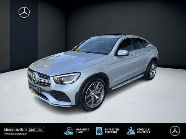Gris Utilisé 2021 Mercedes GLC220 AMG line | 48 990 € - Image 1/4
