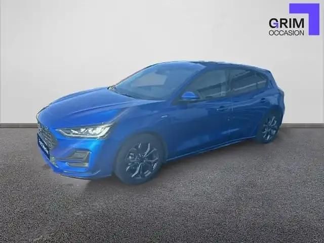 Bleu Utilisé 2024 Ford Focus ST-Line X Berline | 29 600 € (Prix assez cher) - Image 1/4