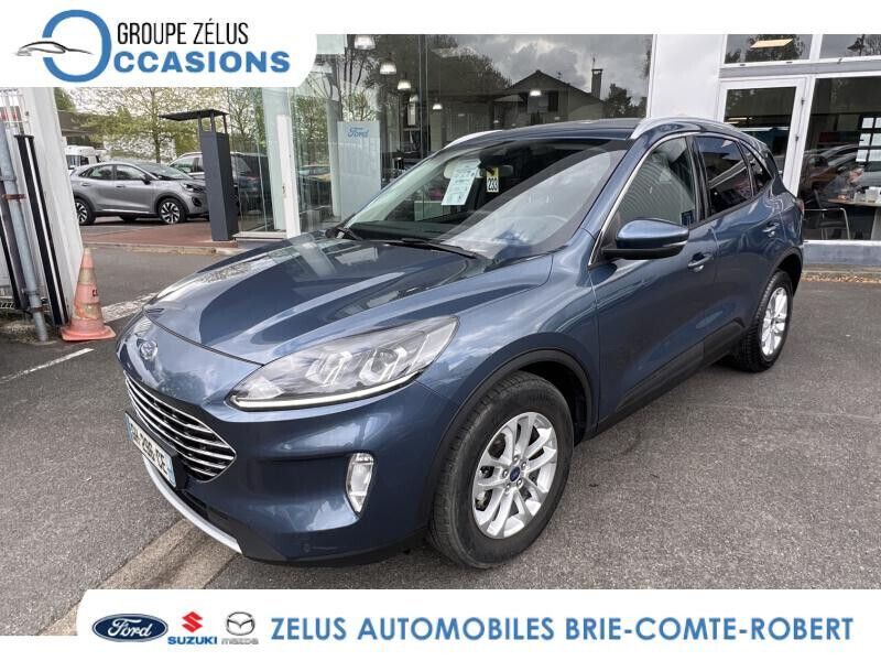 Bleu Utilisé 2022 Ford Kuga Titanium SUV | 21 850 € (Prix juste) - Image 1/4