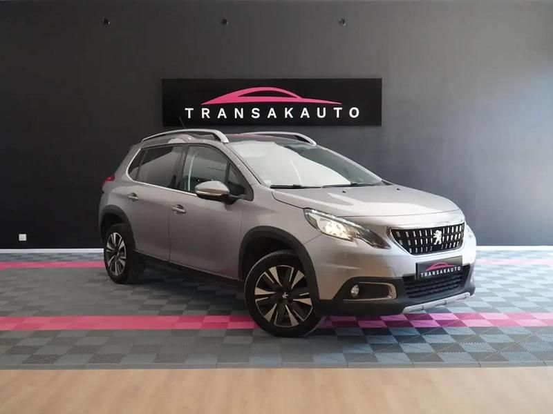 Gris Occasion 2019 Peugeot 2008 Allure SUV | 7 990 € (Super prix) - Image 1/4