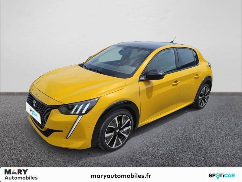 Jaune Utilisé 2021 Peugeot 208 GT-line Citadine | 15 490 € (Prix juste) - Image 1/3