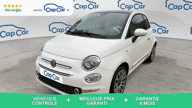Blanc Occasion 2016 Fiat 500 Lounge Citadine | 8 990 € (Prix juste) - Image 1/4