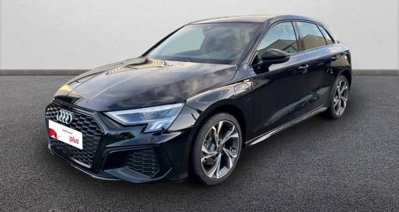 Noir mythe métallisé Utilisé 2023 Audi A3 Sportback e-tron S-Line Citadine | 35 900 € (Prix juste) - Image 1/4