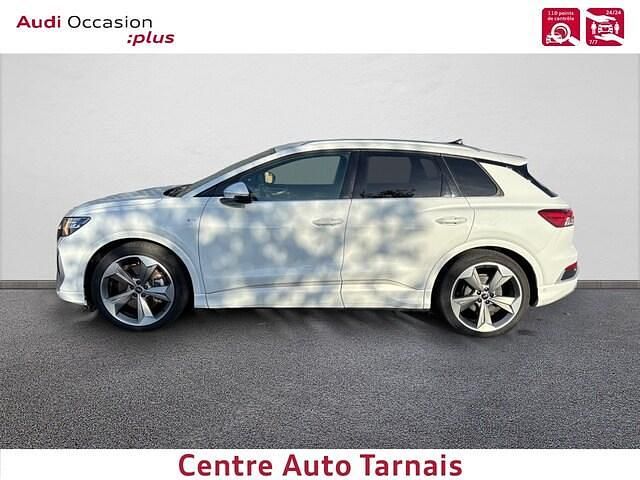 Occasion Audi Q4 e-tron S-Line 150 kW (204 ch) 2023 Blanc glacier métallisé SUV