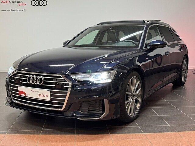 Bleu firmament métallisé Utilisé 2023 Audi A6 S-Line Break | 56 997 € - Image 1/4