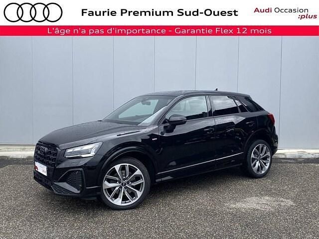 Noir mythe métallisé Utilisé 2023 Audi Q2 S-Line SUV | 31 990 € (Prix assez cher) - Image 1/4