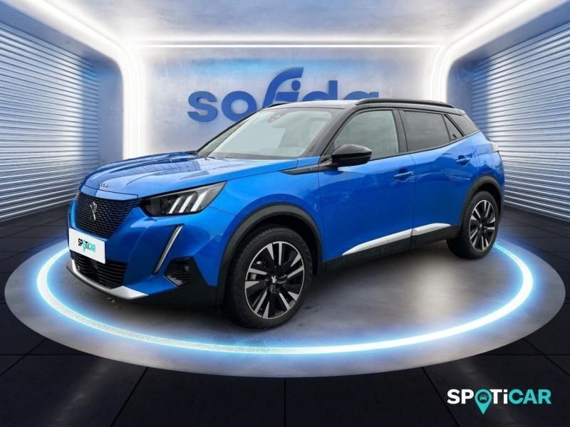 Bleu Utilisé 2021 Peugeot e-2008 GT SUV | 19 590 € (Prix juste) - Image 1/3
