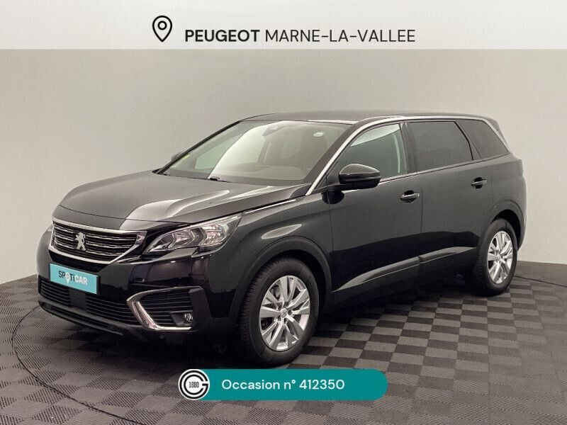 Noir Utilisé 2019 Peugeot 5008 Business-Line Monospace | 18 980 € (Prix juste) - Image 1/4