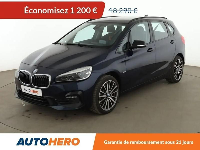 Bleu Occasion 2018 BMW 220 Active Tourer Sport Line Monospace | 17 090 € - Image 1/2