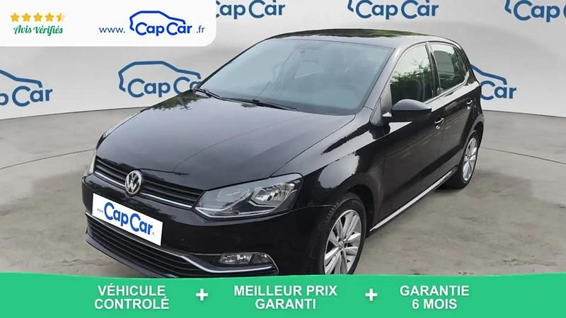 Noir Utilisé 2016 VW Polo Citadine | 9 190 € (Prix juste) - Image 1/4
