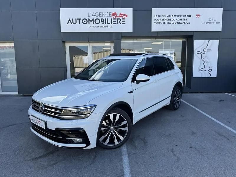 Blanc Utilisé 2018 VW Tiguan Allspace Exclusive SUV | 23 990 € (Prix assez cher) - Image 1/4