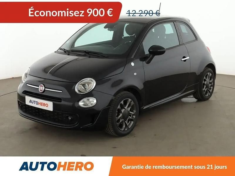 Noir Occasion 2021 Fiat 500 Citadine | 11 390 € (Bon prix) - Image 1/2