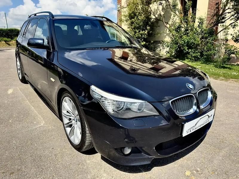 Noir Utilisé 2009 BMW 520 Sport Line Break | 5 999 € - Image 1/4
