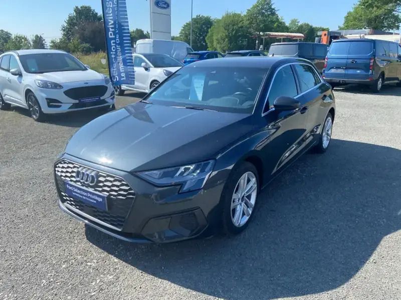 Gris Utilisé 2022 Audi A3 Berline | 29 500 € (Prix juste) - Image 1/4