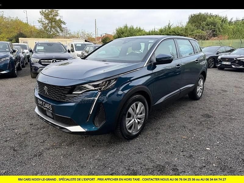 Bleu Utilisé 2021 Peugeot 5008 Business-Line | 15 790 € (Super prix) - Image 1/4