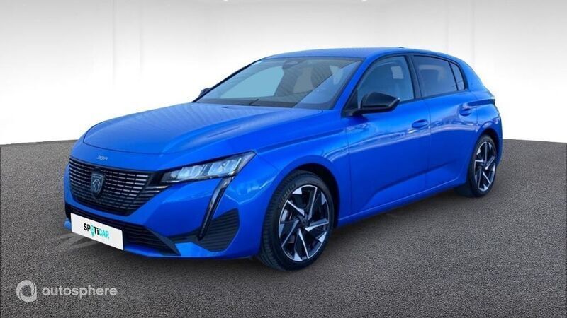 Bleu Utilisé 2022 Peugeot 308 Allure Berline | 17 485 € (Prix assez cher) - Image 1/4