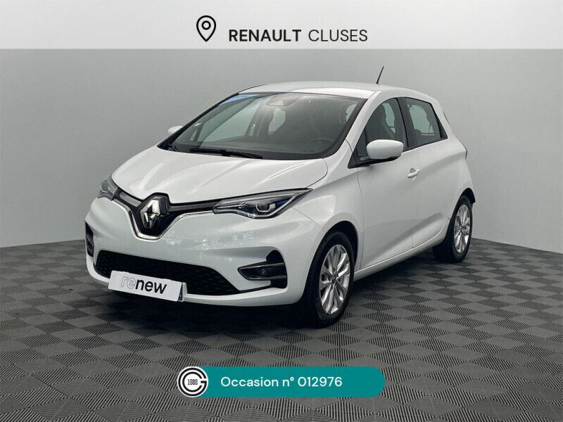 Blanc Utilisé 2020 Renault Zoe Zen Citadine | 10 990 € (Prix juste) - Image 1/4