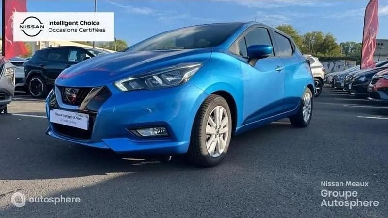 Bleu Utilisé 2020 Nissan Micra N-Connecta Citadine | 11 499 € (Bon prix) - Image 1/4