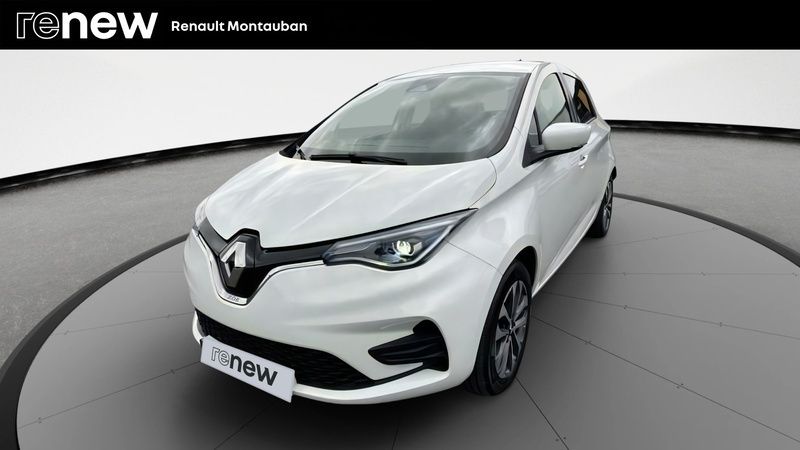 Blanc Utilisé 2020 Renault Zoe Zen Citadine | 8 990 € (Super prix) - Image 1/4
