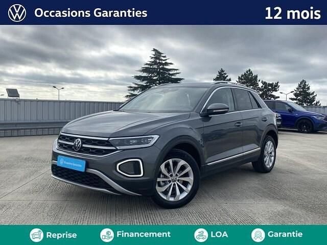 Gris Utilisé 2022 VW T-Roc Style SUV | 26 980 € (Prix juste) - Image 1/4