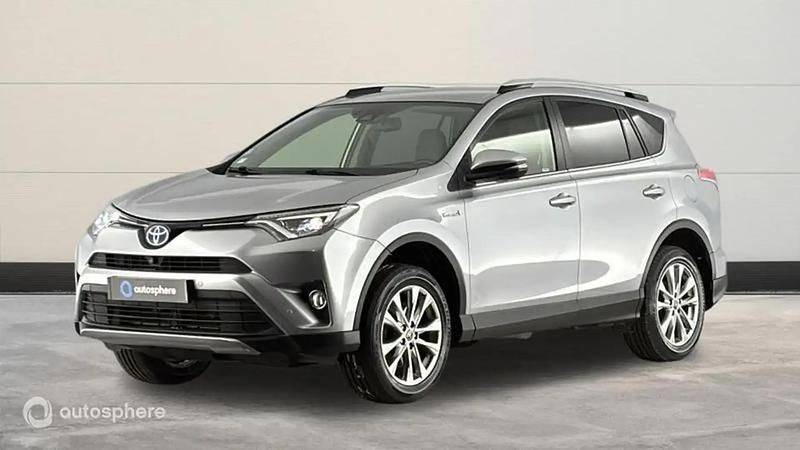 Gris Occasion 2016 Toyota RAV4 Hybrid Lounge SUV | 19 999 € (Prix cher) - Image 1/4