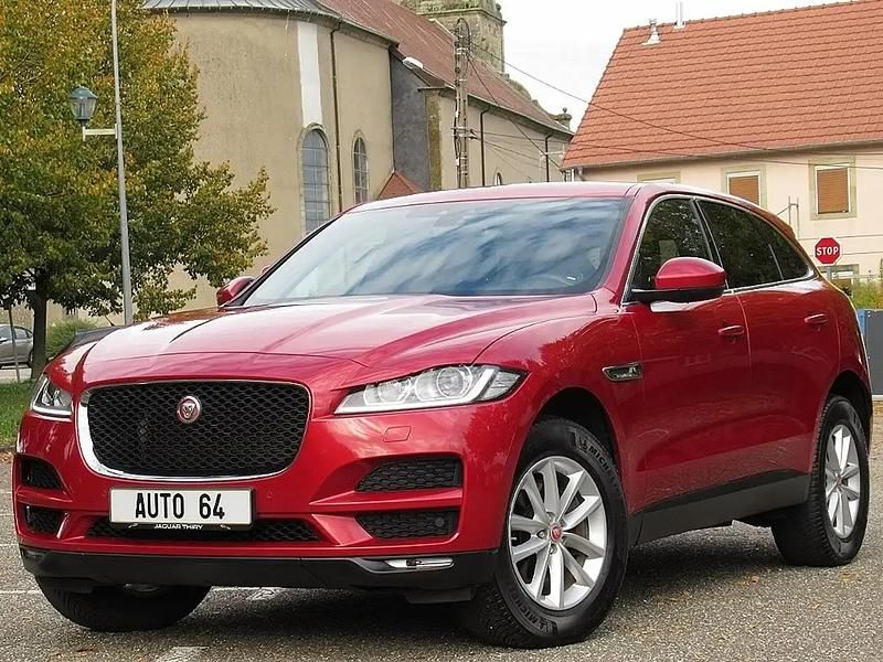 Rouge Utilisé 2017 Jaguar F-Pace SUV | 12 990 € - Image 1/4