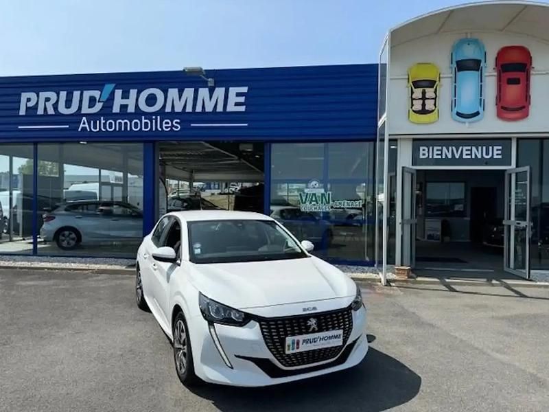 Blanc Utilisé 2020 Peugeot 208 Business-Line Citadine | 12 990 € (Prix juste) - Image 1/4