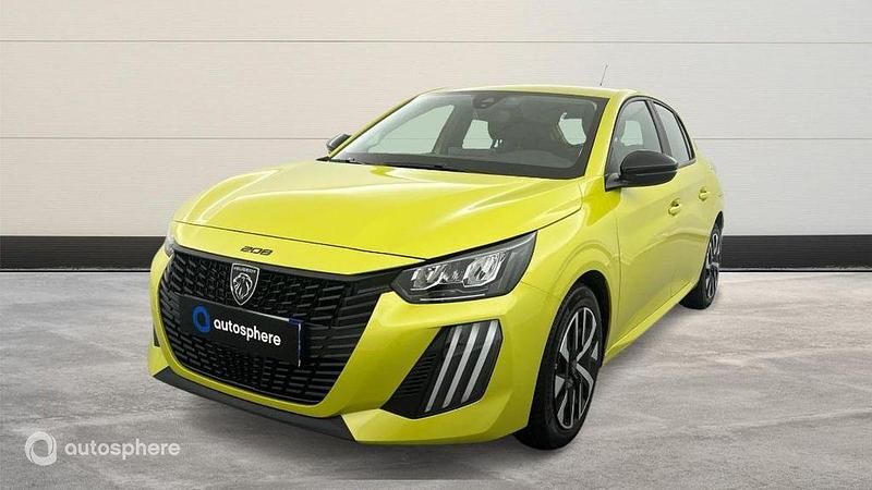 Jaune Nouvelle 2024 Peugeot 208 Active Citadine | 15 989 € (Bon prix) - Image 1/4