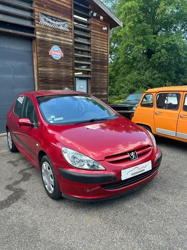 Rouge Utilisé 2003 Peugeot 307 Berline | 5 990 € (Prix juste) - Image 1/2