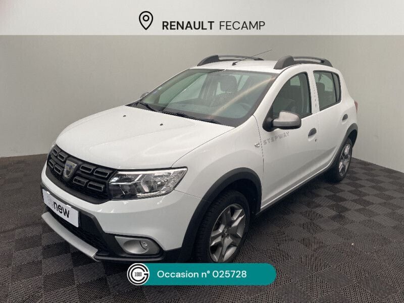 Blanc Utilisé 2019 Dacia Sandero Stepway Citadine | 11 490 € (Prix cher) - Image 1/4