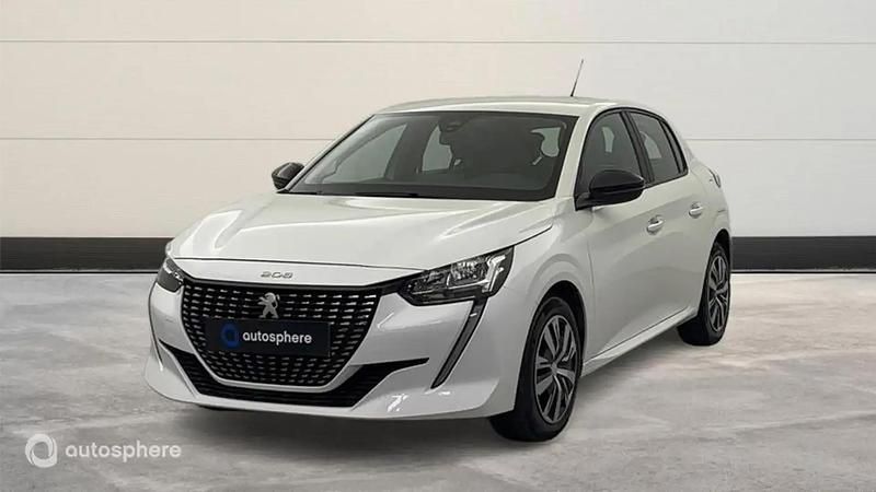 Blanc Utilisé 2023 Peugeot 208 Active Citadine | 13 999 € (Prix juste) - Image 1/4